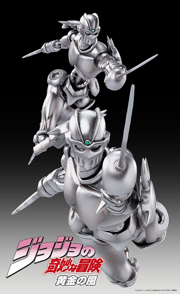 Super Action Statue The Silver Chariot Figure (Jojo's Bizarre Adventure:  Stardust Crusaders)