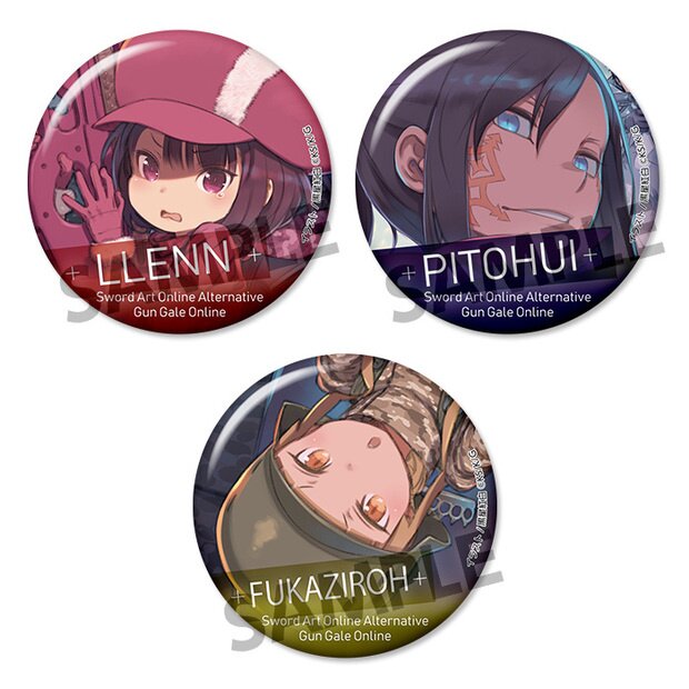 Sword Art Online GGO Pin Badge Set - Tokyo Otaku Mode (TOM)