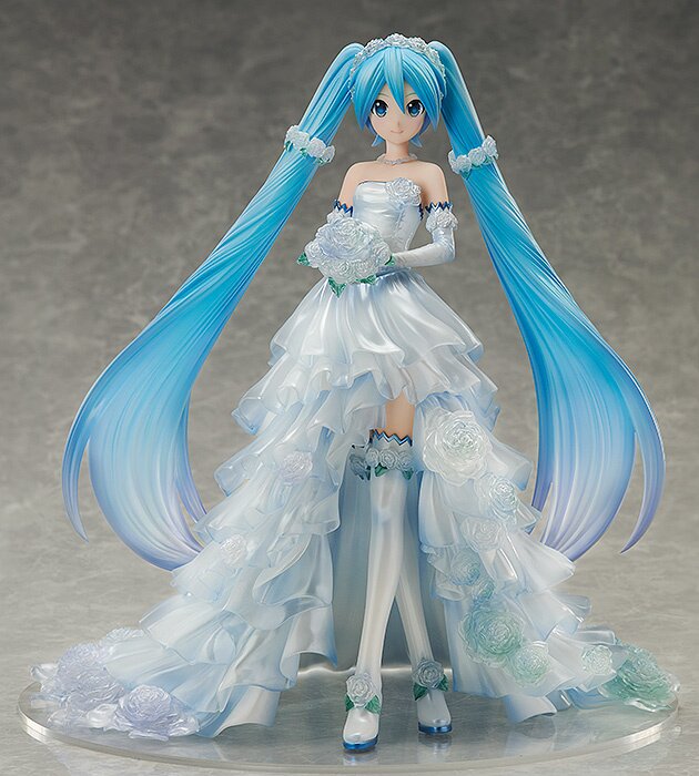 Hatsune Miku]: Wedding Dress Ver. 1/7 Scale Figure: FREEing
