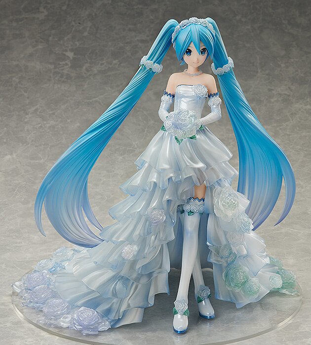 wedding miku figure