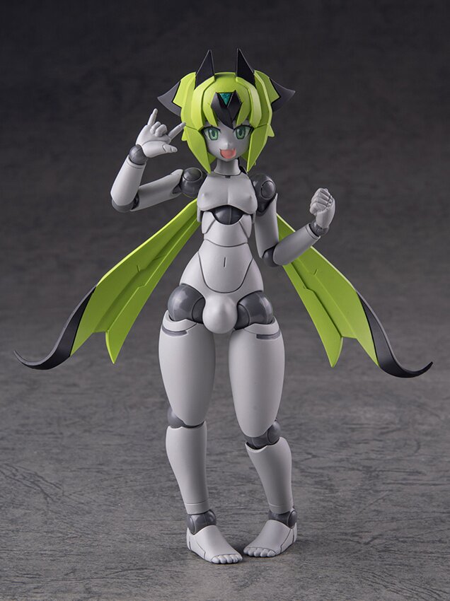 Robot Neoanthropinae Polynian MLL-V2 Machaon / Arkeon (Gray Flesh