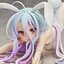 No Game No Life Shiro: Bare Leg Bunny Ver. 1/4 Scale Figure