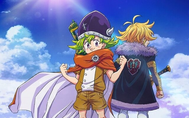 The Seven Deadly Sins Zeldris And Meliodas Teaser Art Wtih Icons