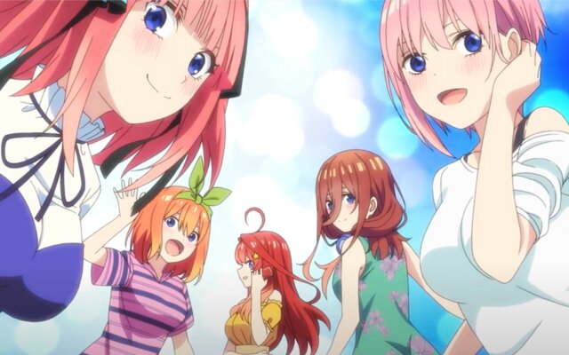 The Quintessential Quintuplets ganha filme - AnimeNew