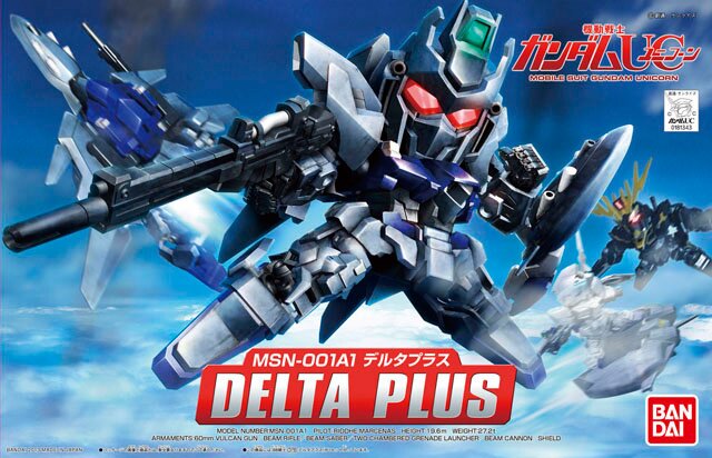  Bandai Hobby Delta Plus Mobile Suit Gundam Model Kit