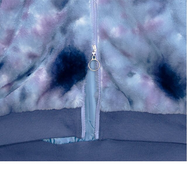 LISTEN FLAVOR Nekomimi Skull Cat Fur Blouson: Listen Flavor