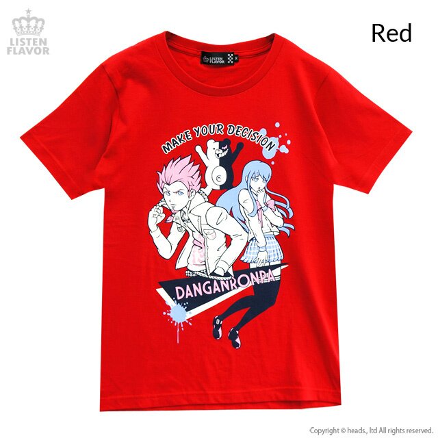 LISTEN FLAVOR Danganronpa Leon Kuwata x Sayaka Maizono T