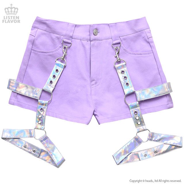LISTEN FLAVOR Detachable Harness Garter Belt Shorts Listen Flavor