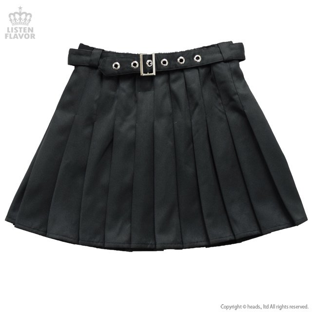 LISTEN FLAVOR Pleated Skirt w/ Belt - Tokyo Otaku Mode (TOM)