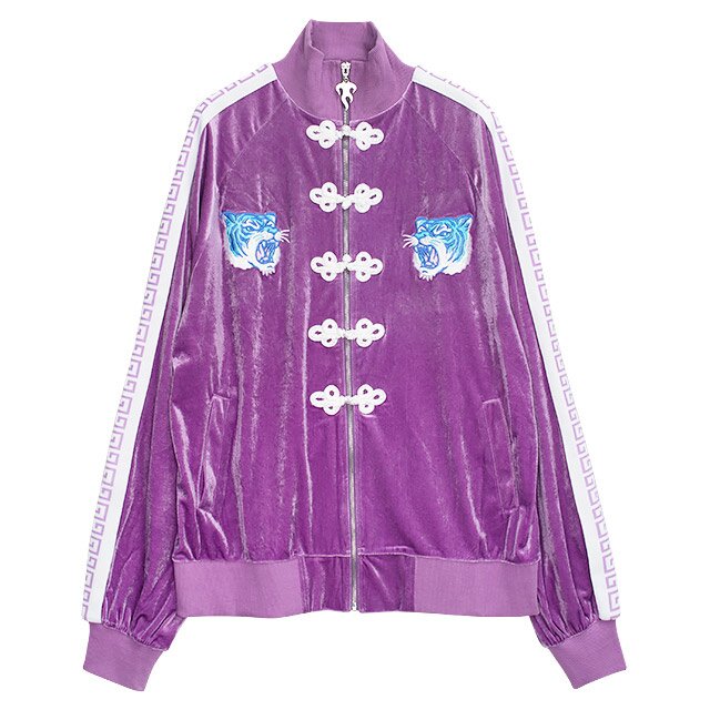 LISTEN FLAVOR Tiger China Velour Track Jacket - Tokyo Otaku Mode (TOM)