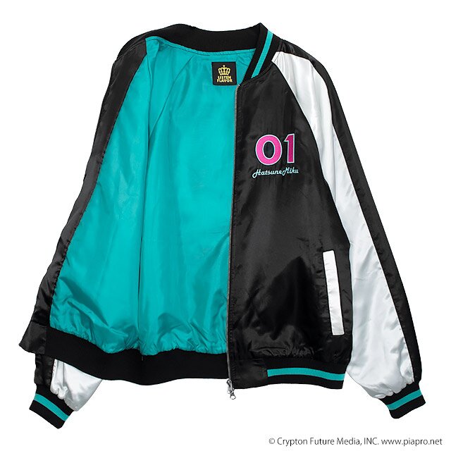 LISTEN FLAVOR Hatsune Miku Sukajan Jacket Black: Listen Flavor 36% OFF ...