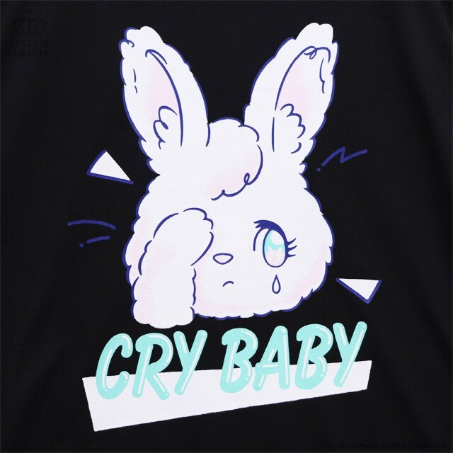 こっちゃん　loyalty+luck LISTEN FLAVOR Crybaby Rabbit Lace-Up Cutsew: Listen Flavor