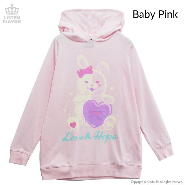 LISTEN FLAVOR Danganronpa Monomi Love Hope Hoodie Listen Flavor