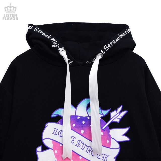 Listen popular Flavor Heart Cherry & Dangerous Strawberry Zip Jacket Hoodie