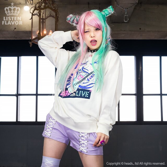 LISTEN FLAVOR Danganronpa Dead or Live Ibuki Mioda Sweatshirt
