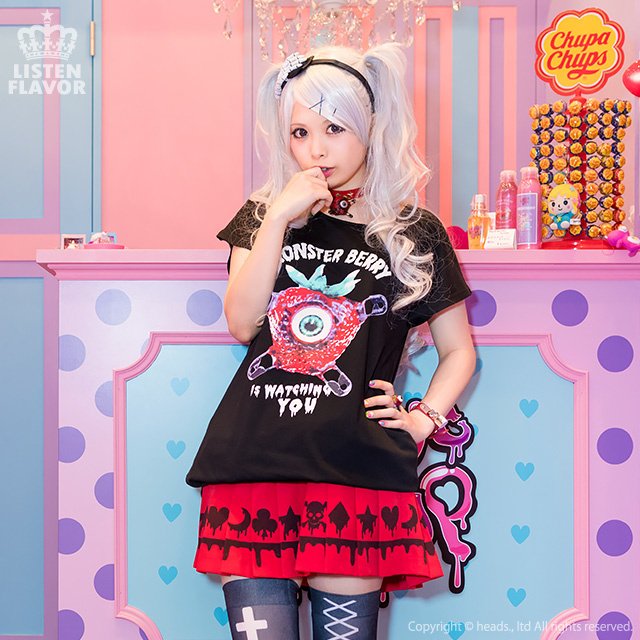 モンスターベリー　LISTEN FLAVOR LISTEN FLAVOR Creator's Collaboration Long Cutsew - Tokyo Otaku