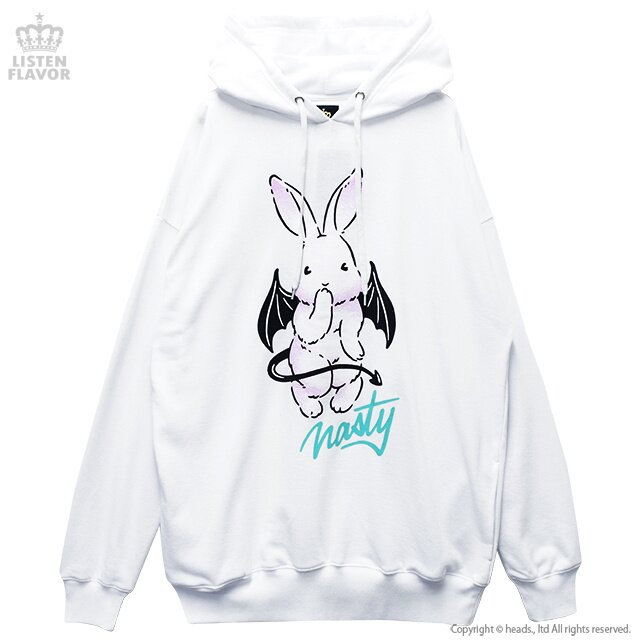 LISTEN FLAVOR Evil Bunny Hoodie - Tokyo Otaku Mode (TOM)