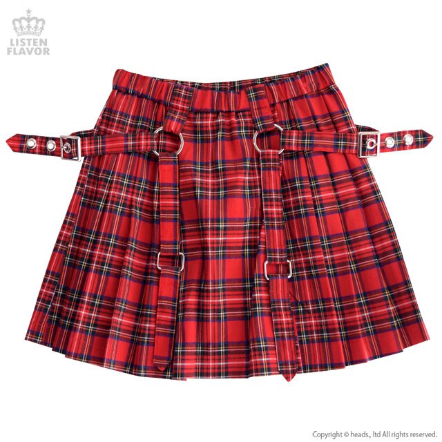 LISTEN FLAVOR Pleated Skirt w/ Side Belts: Listen Flavor - Tokyo Otaku ...