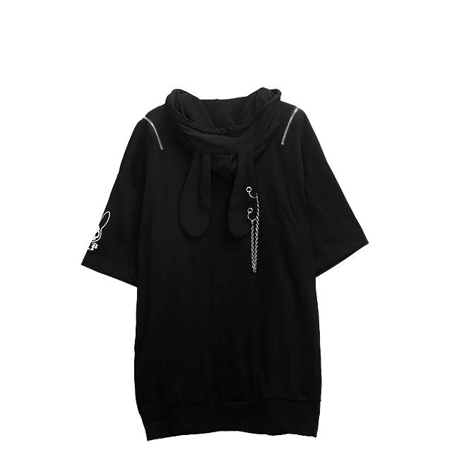 LISTEN FLAVOR Bunny Ear Ghost Hoodie - Tokyo Otaku Mode (TOM)