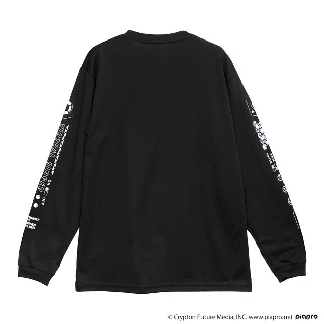 LISTEN FLAVOR Kaito Long Sleeve T-Shirt Black: Listen Flavor