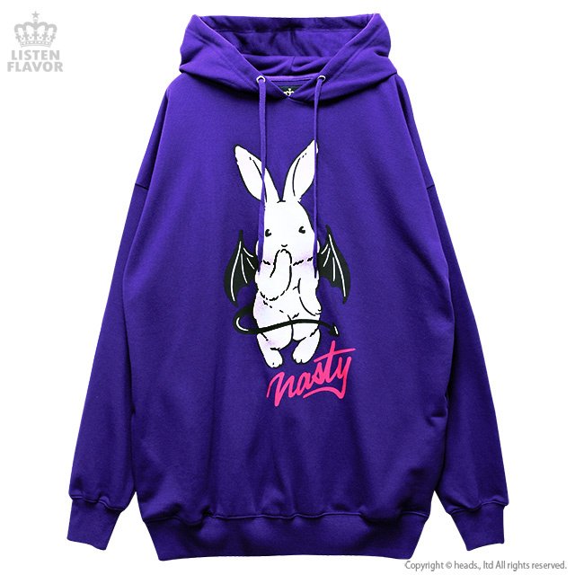 LISTEN FLAVOR Evil Bunny Hoodie - Tokyo Otaku Mode (TOM)