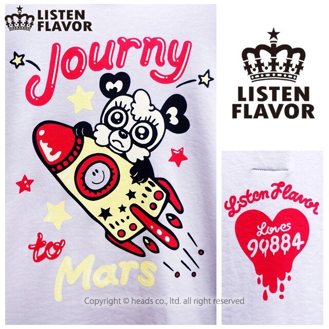 Haruka Kurebayashi x LISTEN FLAVOR Odekake Panda-chan Sweatshirt
