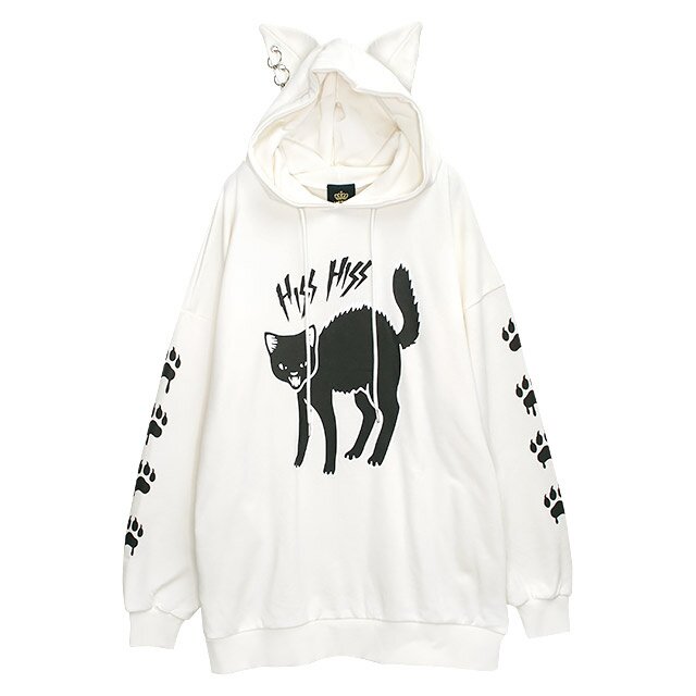 LISTEN FLAVOR Yannoka Step Nekomimi Hoodie: Listen Flavor