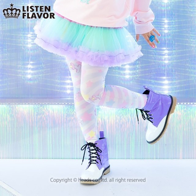 LISTEN FLAVOR Ribbon Tulle Panier Skirt (2015 Autumn/Winter