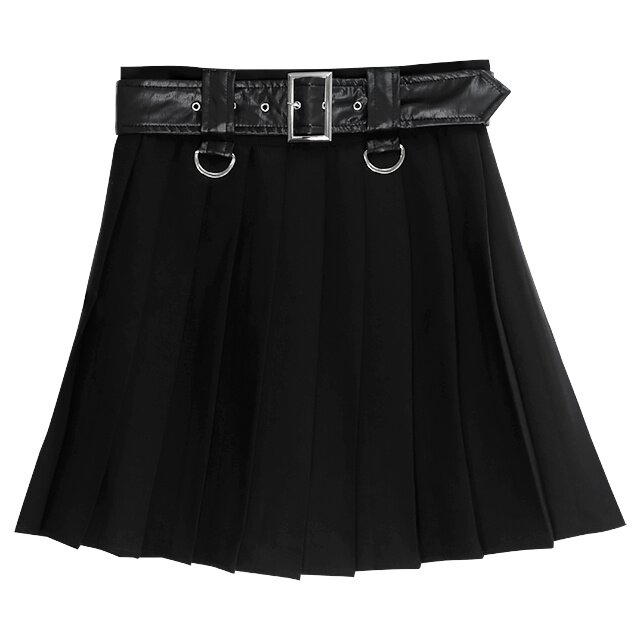 LISTEN FLAVOR Chain Belt Pleated Skirt: Listen Flavor - Tokyo Otaku ...