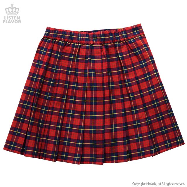 LISTEN FLAVOR Shorts w/ Wrap-around Pleated Skirt: Listen Flavor
