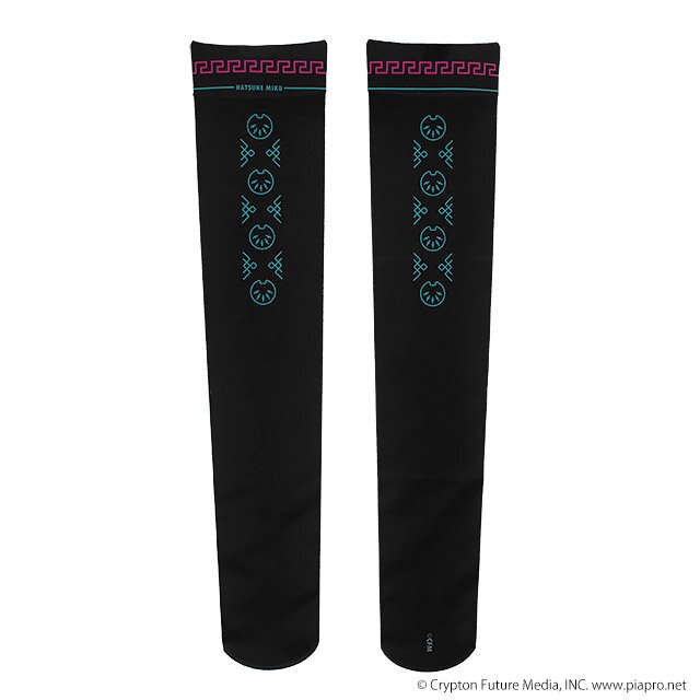 LISTEN FLAVOR Hatsune Miku China Knee-High Socks Black