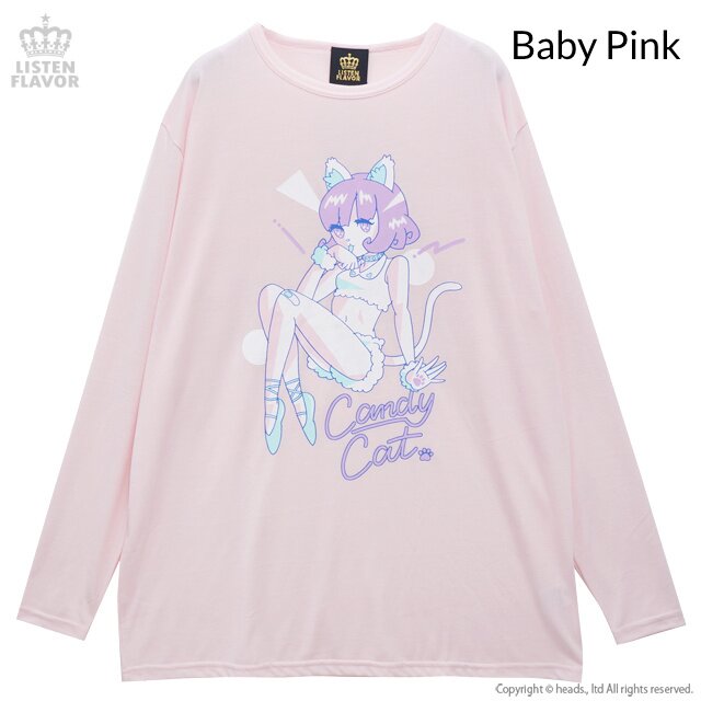 LISTEN FLAVOR Candy Cat Big Cutsew - Tokyo Otaku Mode (TOM)