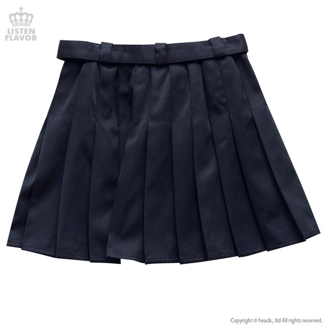 LISTEN FLAVOR Pleated Skirt w/ Belt - Tokyo Otaku Mode (TOM)