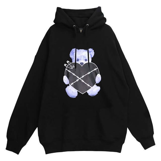 LISTEN FLAVOR Heartbreak Bear Hoodie Listen Flavor Tokyo Otaku