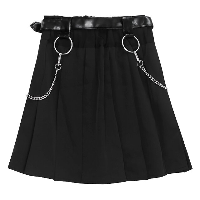 LISTEN FLAVOR Center Zip Skirt w/ Chain: Listen Flavor - Tokyo Otaku ...