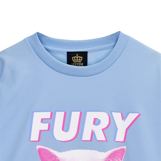 light blue fury shirt