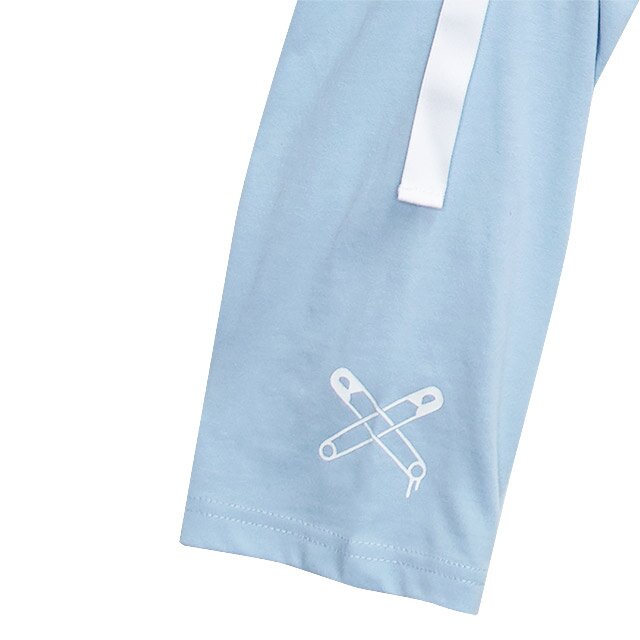 LISTEN FLAVOR Dangerous Safety Pin Separate Sleeve Hoodie