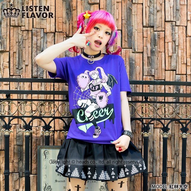LISTEN FLAVOR☆Tシャツ☆5枚セット☆ LISTEN FLAVOR Devil Cheer Girl T-Shirt - Tokyo Otaku Mode (TOM)