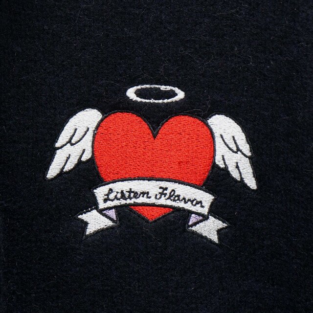 LISTEN FLAVOR Angel Heart Long Knit Hoodie - Tokyo Otaku Mode (TOM)