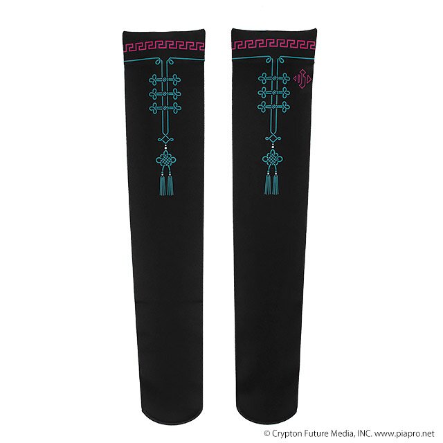 LISTEN FLAVOR Hatsune Miku China Knee-High Socks Black