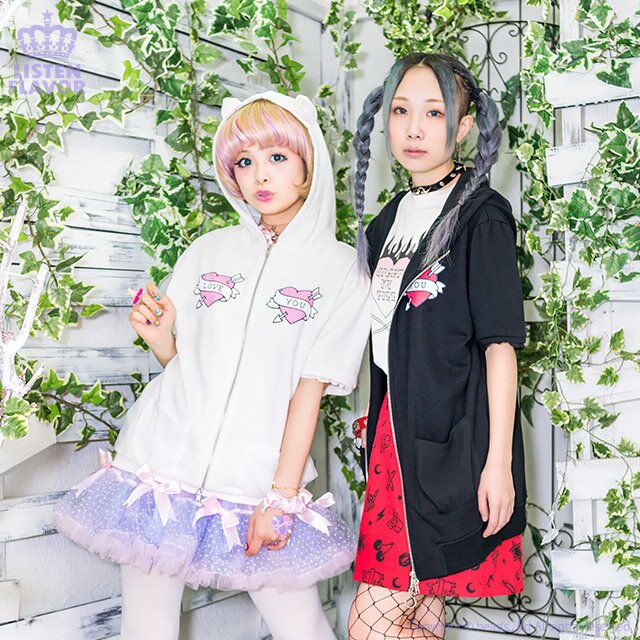 Haruka Kurebayashi x LISTEN FLAVOR Happy Bunny-chan Hoodie