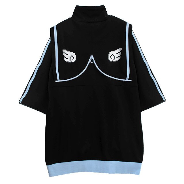 トップス the virgins lame heart logo sweat LISTEN FLAVOR 1-Up Heart Sailor Jersey Hoodie: Listen Flavor