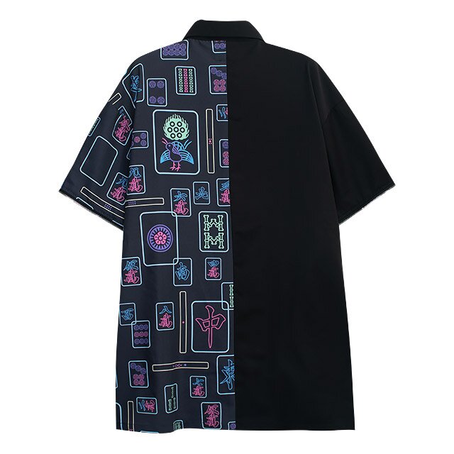 LISTEN FLAVOR Mahjong 2-Way Shirt w/ Chain: Listen Flavor