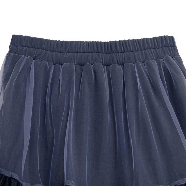 JERSEY TIERED SKIRT (BLUE) – NON TOKYO