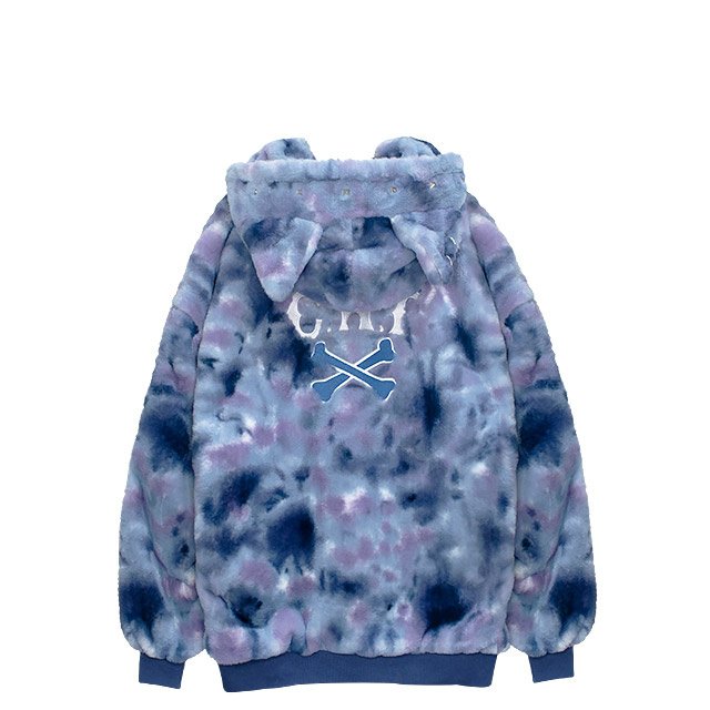nekotar♡ LISTEN FLAVOR Nekomimi Skull Cat Fur Blouson: Listen Flavor