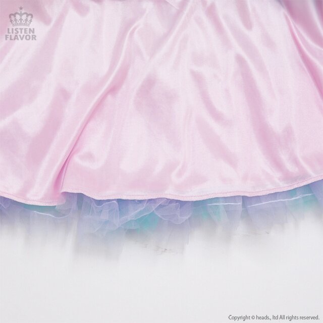 LISTEN FLAVOR Lace-up Tulle Frill Skirt - Tokyo Otaku Mode (TOM)