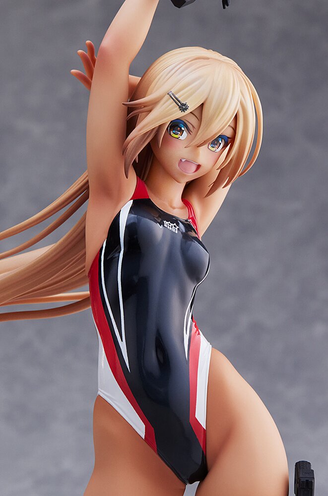 Arms Note Kouhai-chan of the Swim Team: Red Line Swimsuit Ver. 1/7 Scale  Figure - Tokyo Otaku Mode (TOM)