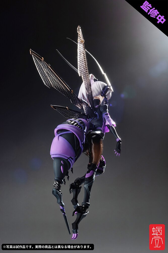 Bee-04R Argidae Girl Ruririn 1/12 Scale Action Figure: Snail
