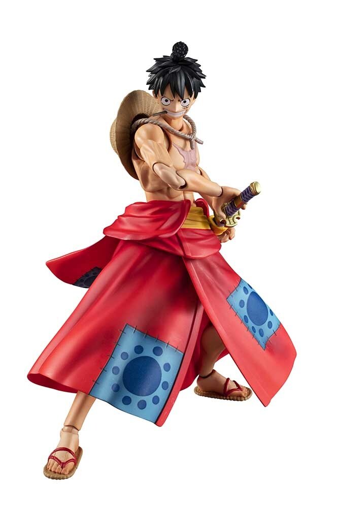 MegaHouse One Piece Portrait of Pirates Warriors Alliance Luffy Taro Action  Figure Red - US