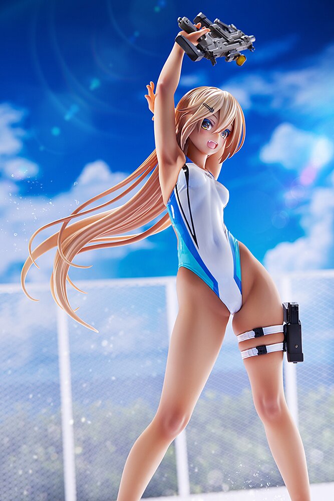 Arms Note Kouhai-chan of the Swim Team: Blue Line Swimsuit Ver. 1